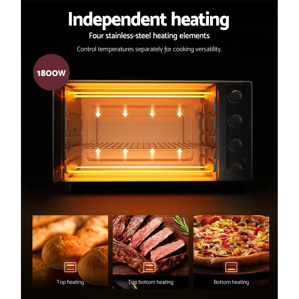 Stainless steel heating tubes of Devanti convection oven