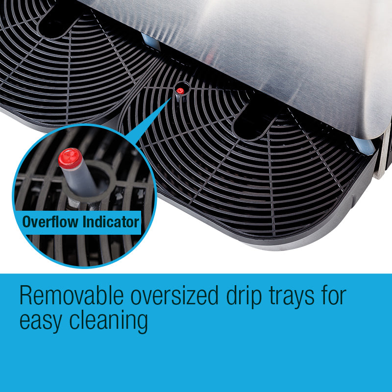 Easy-to-use control panel on commercial POLYCOOL frozen drink maker
