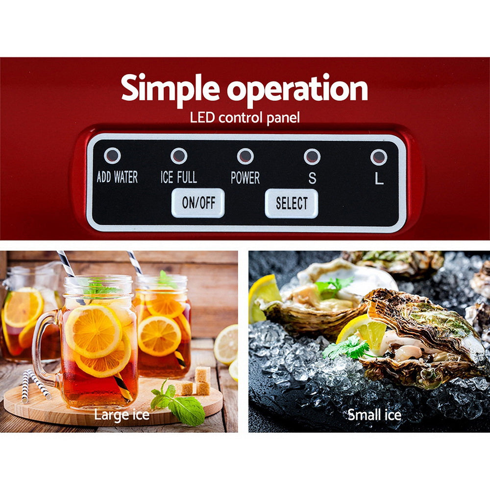 Easy-to-use control panel with indicator lights