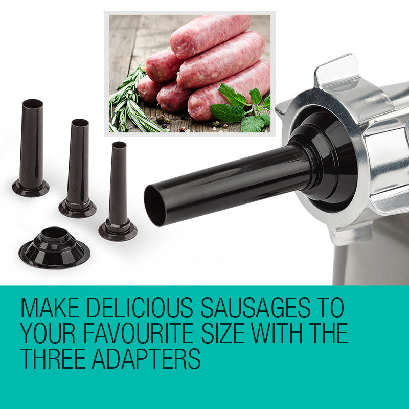 Sausage-making attachments included with EuroChef MG850