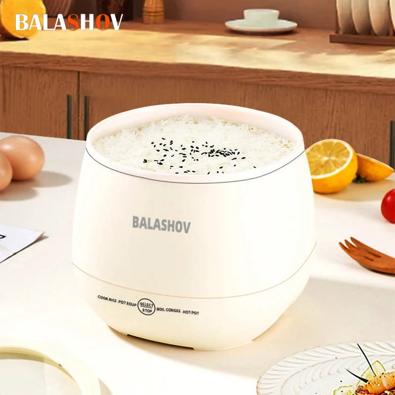 Sleek and modern NNEOBA mini rice cooker displayed on a kitchen countertop