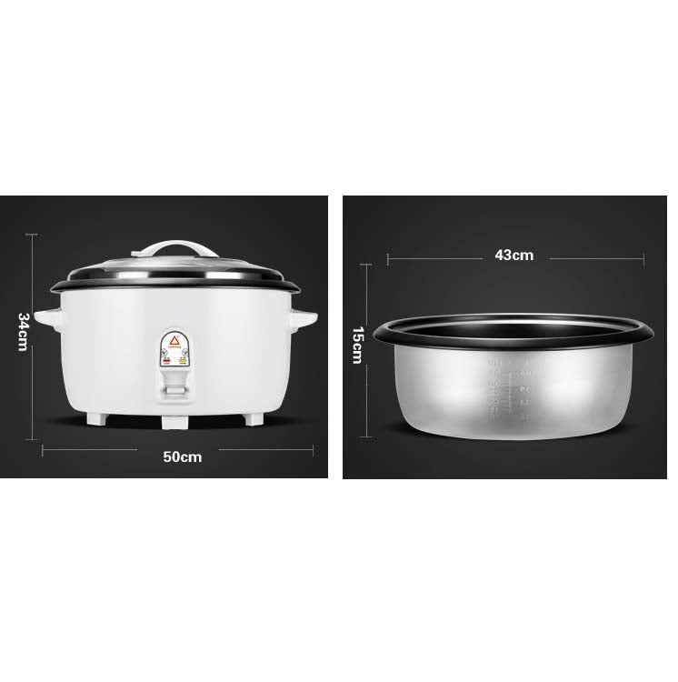 Non-stick inner pot for easy cleaning and no rice sticking