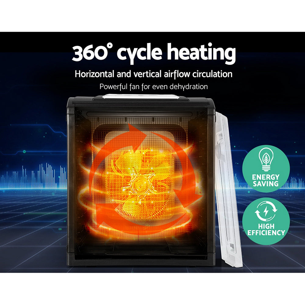 Graphic showing the overheating protection system for safe, continuous use.