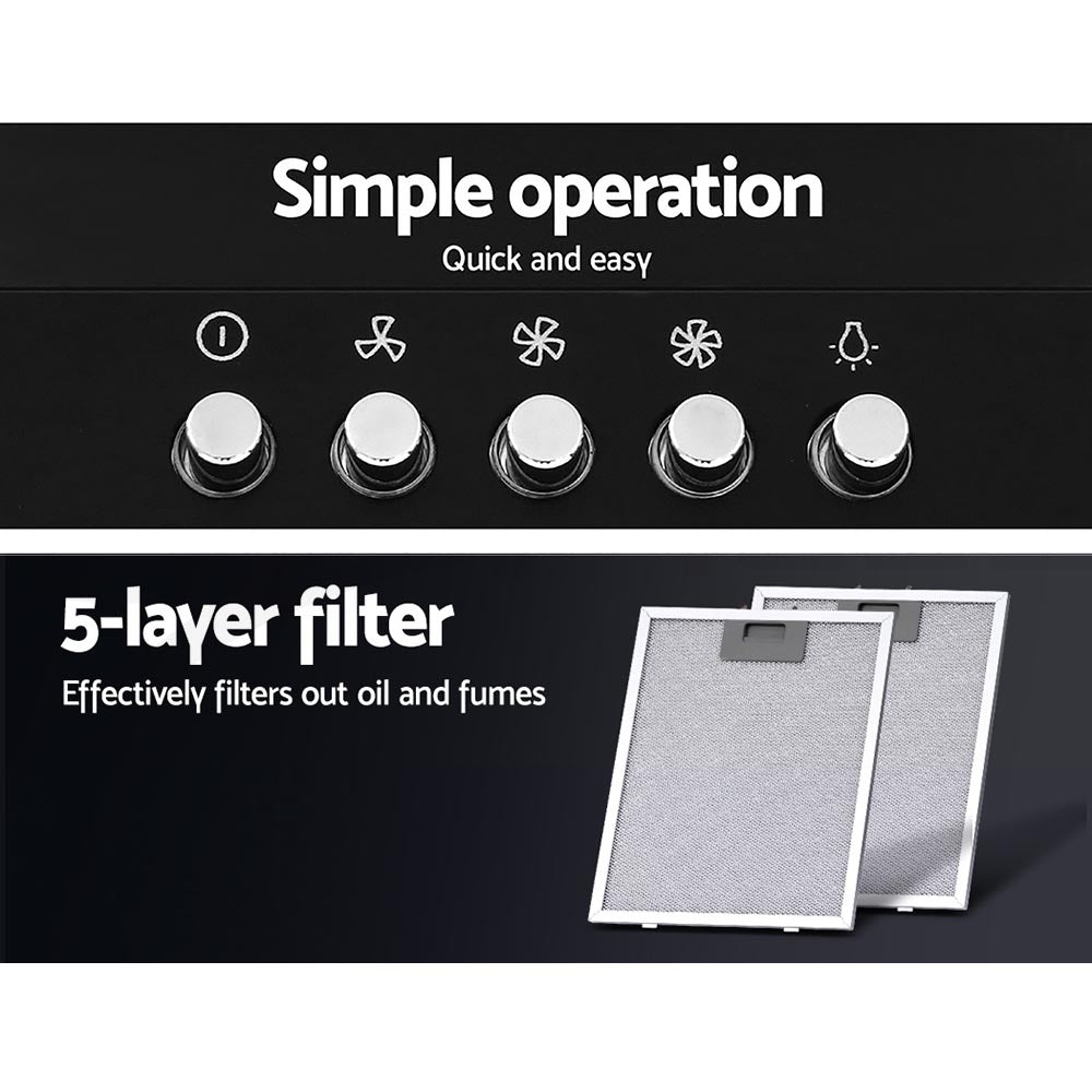 User-friendly 3-speed rocker switches to control the powerful suction settings.
