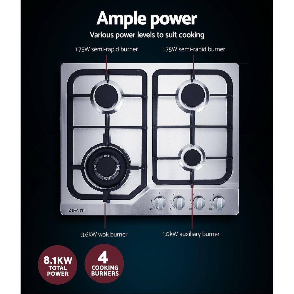 Side profile highlighting the low-profile, minimalist stainless steel design.