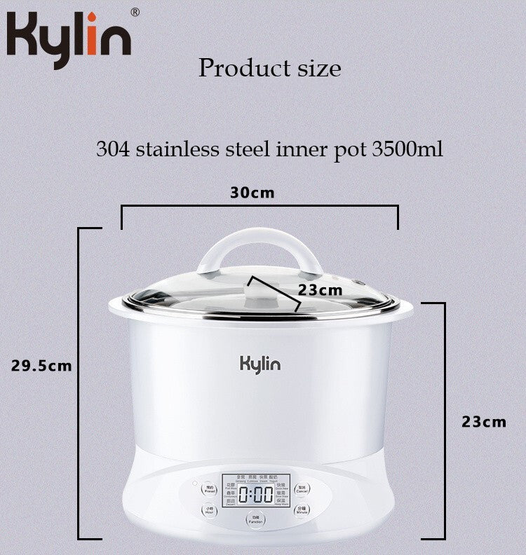 Kylin 2.2L Multi-Stew Electric Cooker