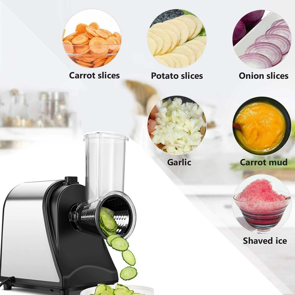 Easy-to-clean drum grater with detachable parts for safe food prep
