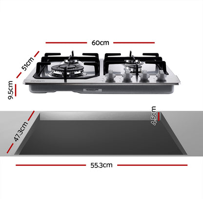 Flush built-in installation for a modern and streamlined kitchen finish.