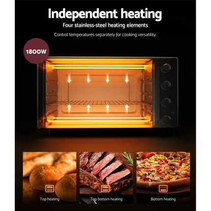 Stainless steel heating tubes of Devanti convection oven