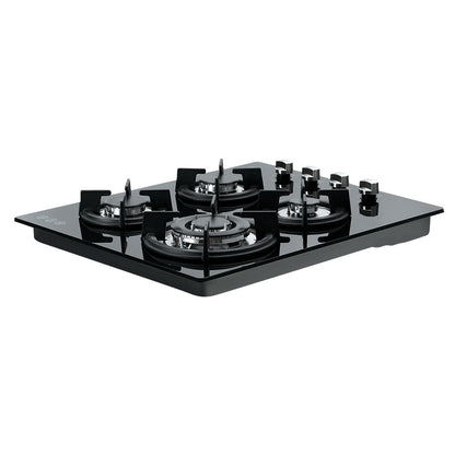 Demonstration of cookware sitting securely on heat-resistant cast iron trivets.