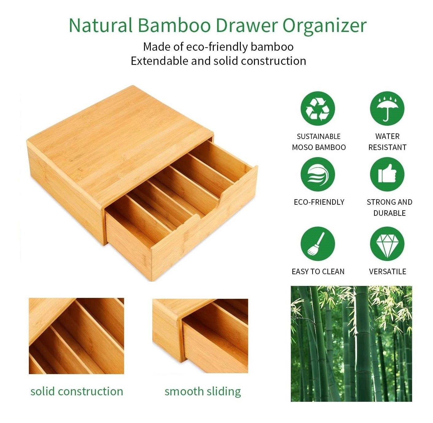 Bamboo coffee pod holder highlighting eco-friendly material