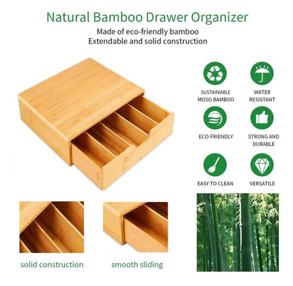 Bamboo coffee pod holder highlighting eco-friendly material