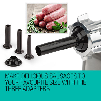 Sausage-making attachments included with EuroChef MG850