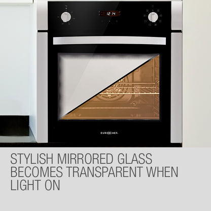 EuroChef oven insulated thermo-reflective glass door