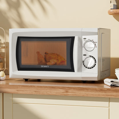 Devanti microwave in sleek kitchen