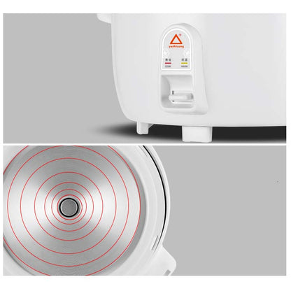User-friendly one-button rice cooker control panel

