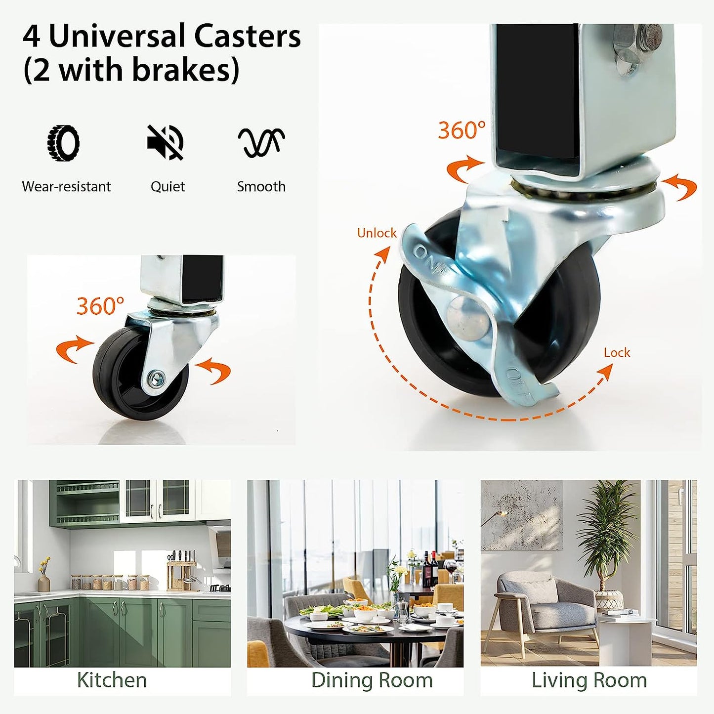 Mobile Kitchen Island Cart