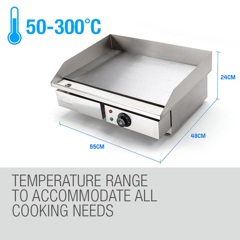 Thermomate grill, showing easy-to-clean design during commercial use.