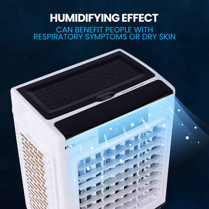 POLYCOOL 30L Evaporative Air Cooler Portable Industrial Fan, Purifier, Humidifier, Remote Control