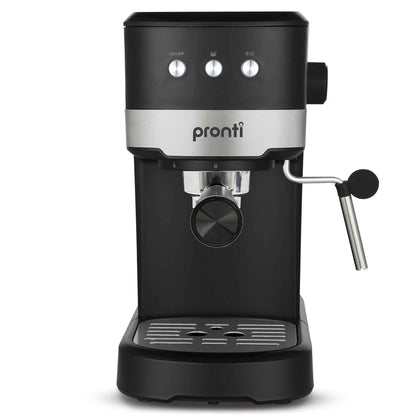 Pronti CM-850D Coffee Machine 20 Bar Espresso Maker with Milk Frother and 1.25L Tank