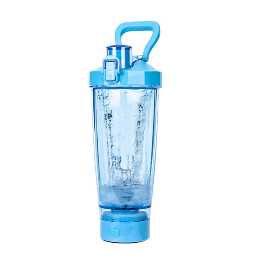 Blue 550ml Electric Shaker Bottle – Portable & Powerful