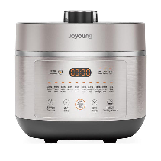 Joyoung pressure cooker on a white background