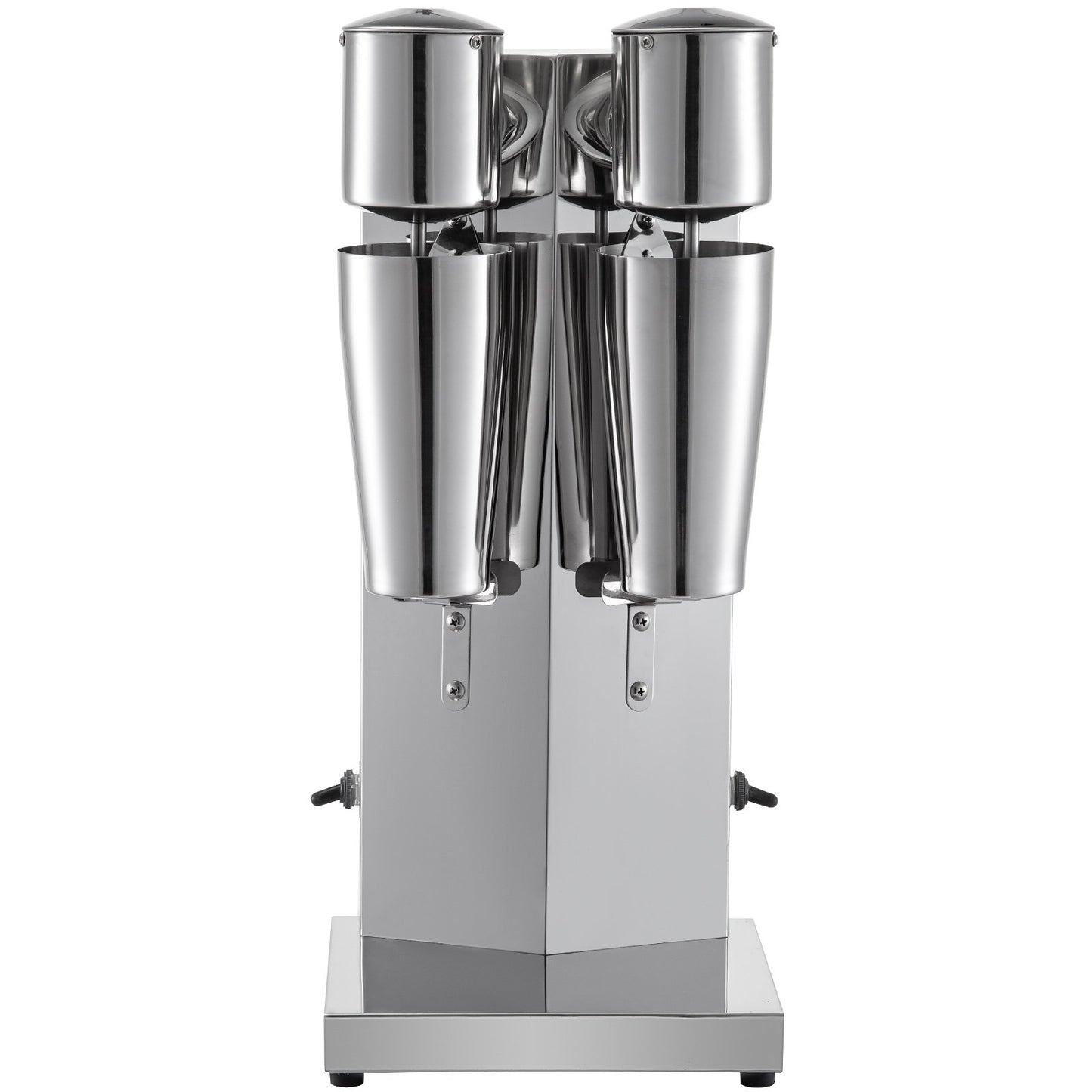 Stainless steel doubleShot machine on a white background
